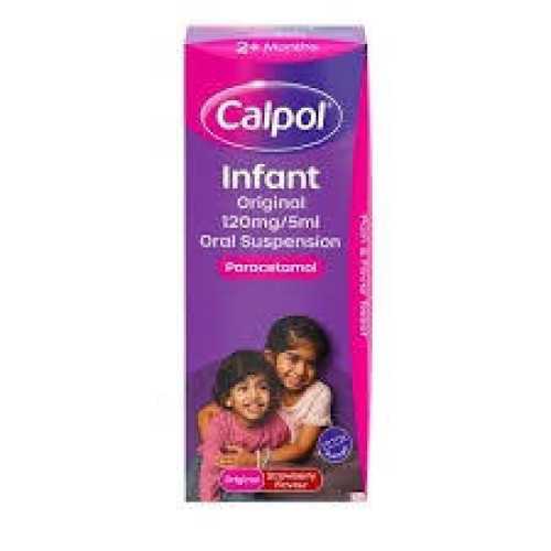 Calpol Infant (2+ Months) 120mg/5ml Oral suspension (200ml)